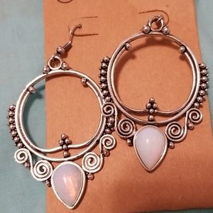 Silver earrings